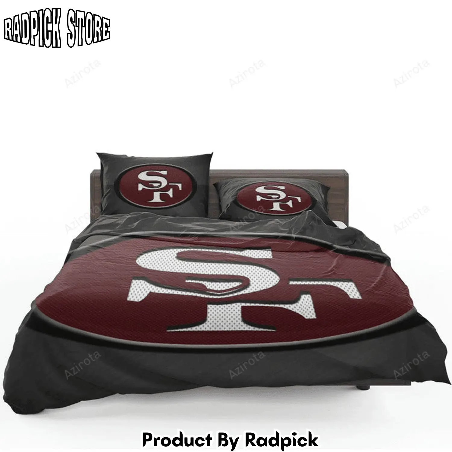 Radpick awarded football club san francisco 49ers bedding set rp3278543